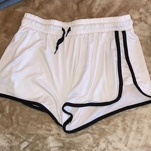 Soft Sleep/Workout Shorts - White